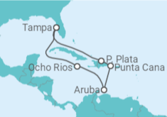 Itinerario del Crucero Aruba, Jamaica - Norwegian Cruise Line
