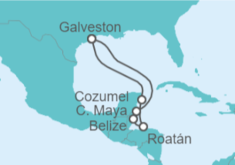 Itinerario del Crucero México, Honduras, Belice - Princess Cruises