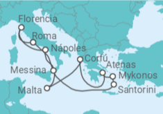 Itinerario del Crucero Grecia, Malta, Italia - Norwegian Cruise Line