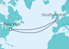 Itinerario del Crucero USA - Cunard