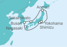 Itinerario del Crucero Corea Del Sur, Japón - Cunard