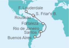 Itinerario del Crucero Brasil - Princess Cruises