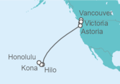 Itinerario del Crucero Canadá, USA - Celebrity Cruises