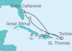 Itinerario del Crucero Islas Vírgenes - Eeuu, Islas Vírgenes - Reino Unido - Norwegian Cruise Line