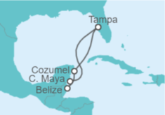 Itinerario del Crucero México, Belice - Celebrity Cruises