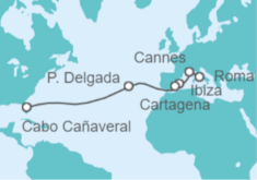 Itinerario del Crucero Francia, España, Portugal - Norwegian Cruise Line