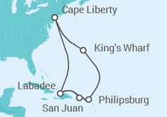 Itinerario del Crucero Bermudas, Saint Maarten, Puerto Rico - Royal Caribbean