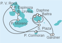 Itinerario del Crucero Islas Galápagos - Celebrity Cruises