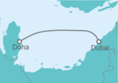 Itinerario del Crucero Qatar - MSC Cruceros