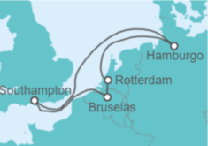 Itinerario del Crucero Alemania, Holanda, Bélgica - Cunard