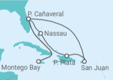 Itinerario del Crucero Bahamas, Puerto Rico, USA, Jamaica - MSC Cruceros