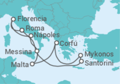 Itinerario del Crucero Grecia, Malta, Italia - Norwegian Cruise Line