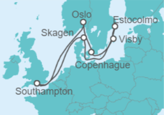 Itinerario del Crucero Suecia, Dinamarca, Noruega - Celebrity Cruises