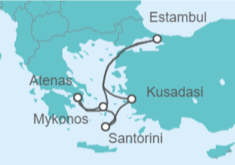 Itinerario del Crucero Grecia, Turquìa - Royal Caribbean