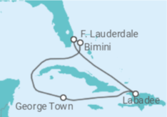 Itinerario del Crucero Islas Caimán - Celebrity Cruises