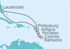Itinerario del Crucero Saint Maarten, Barbados, Santa Lucía, Antigua Y Barbuda - Celebrity Cruises