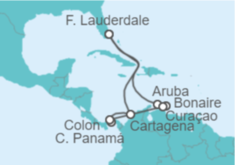 Itinerario del Crucero Colombia, Panamá, Aruba, Curaçao - Celebrity Cruises