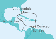 Itinerario del Crucero Islas Caimán, Aruba, Curaçao - Celebrity Cruises