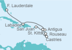 Itinerario del Crucero Antigua Y Barbuda, Santa Lucía - Celebrity Cruises