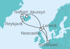 Itinerario del Crucero Reino Unido, Islandia - Celebrity Cruises