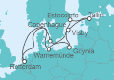 Itinerario del Crucero Alemania, Polonia, Suecia, Estonia, Dinamarca - Celebrity Cruises
