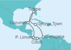 Itinerario del Crucero Islas Caimán, Colombia, Panamá, Costa Rica, México - Celebrity Cruises