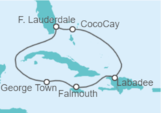 Itinerario del Crucero Jamaica, Islas Caimán - Royal Caribbean