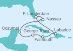 Itinerario del Crucero Bahamas, México, Islas Caimán, Jamaica - Royal Caribbean