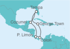 Itinerario del Crucero Islas Caimán, Panamá, Costa Rica, México - Royal Caribbean
