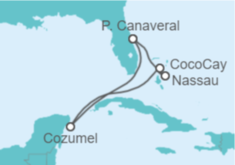 Itinerario del Crucero Bahamas, México - Celebrity Cruises