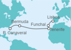 Itinerario del Crucero Portugal, España, Bermudas - Celebrity Cruises