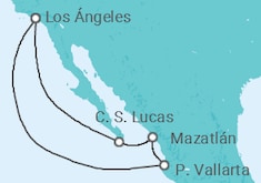 Itinerario del Crucero México - Princess Cruises