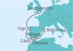 Itinerario del Crucero España, Gibraltar - Princess Cruises