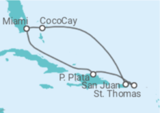 Itinerario del Crucero Islas Vírgenes - Eeuu, Puerto Rico - Royal Caribbean