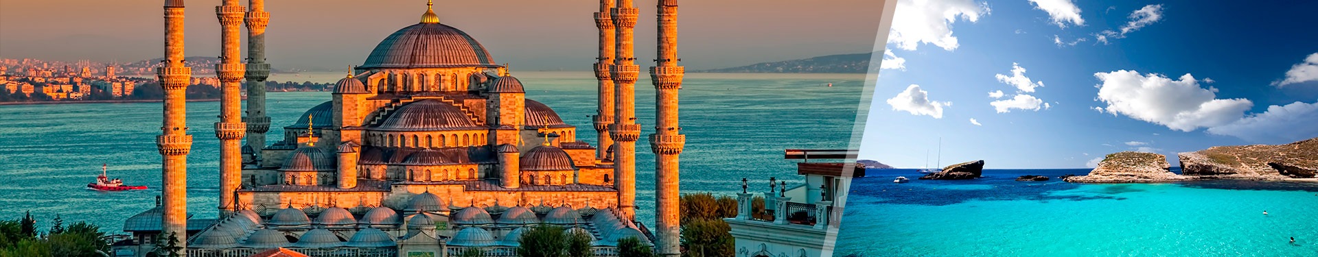 Estambul y Malta en avión