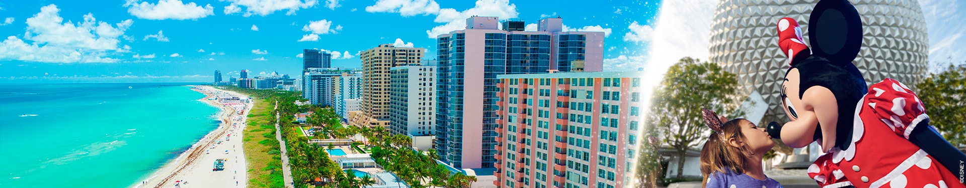 Nueva York, Walt Disney World Orlando y Miami
