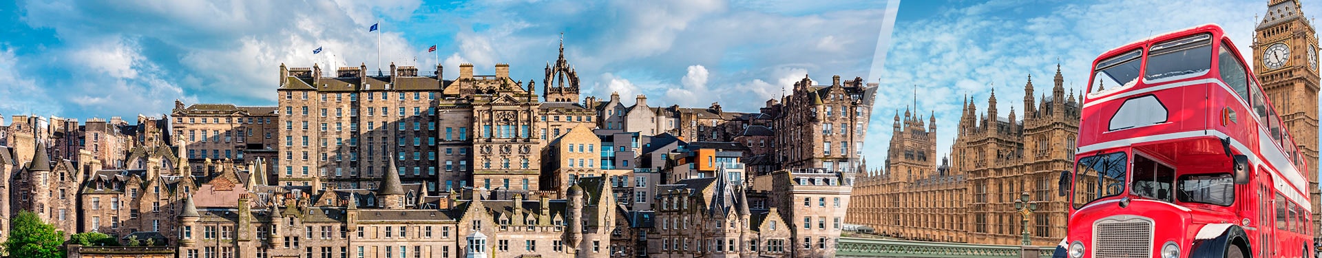 Londres y Edimburgo en avión