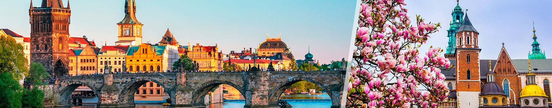 Praga y Cracovia