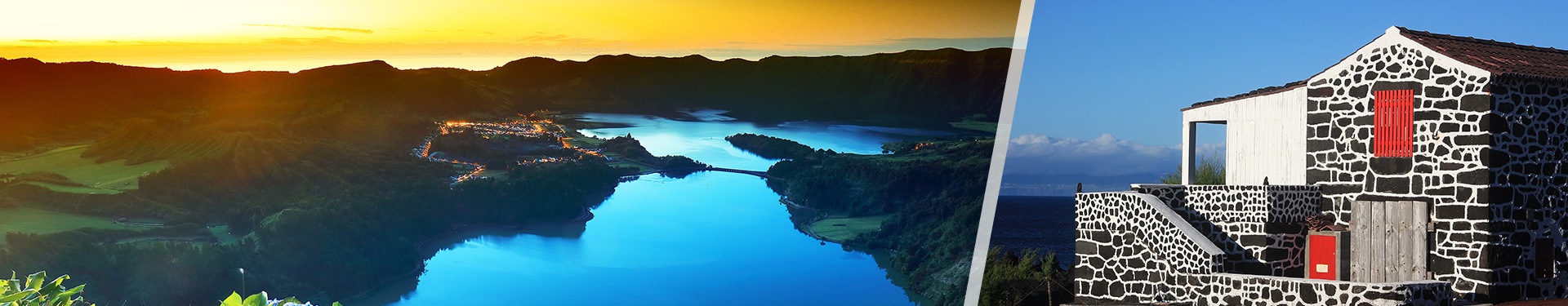 São Miguel y Pico en avión