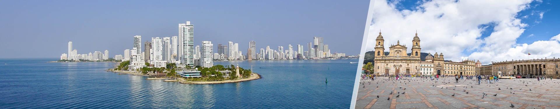 Bogotá y Cartagena de Indias
