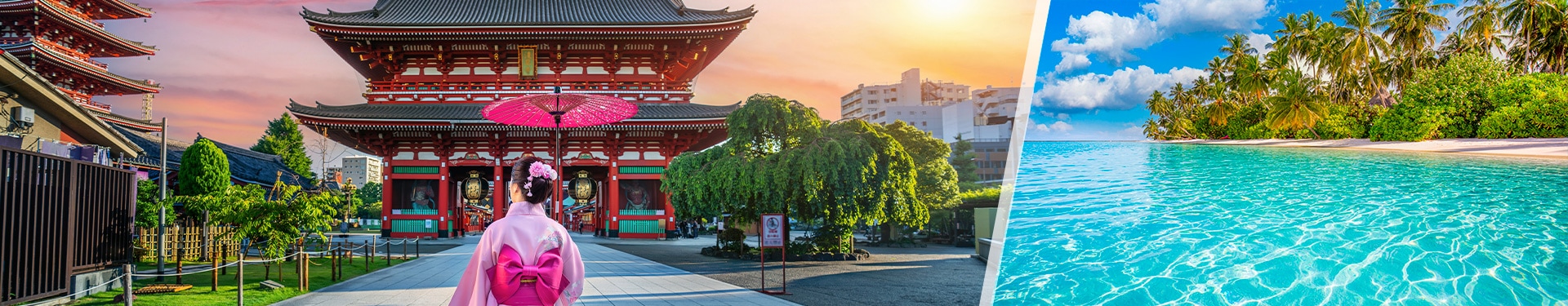 Osaka, Kioto, Tokio, Tahití y Bora Bora