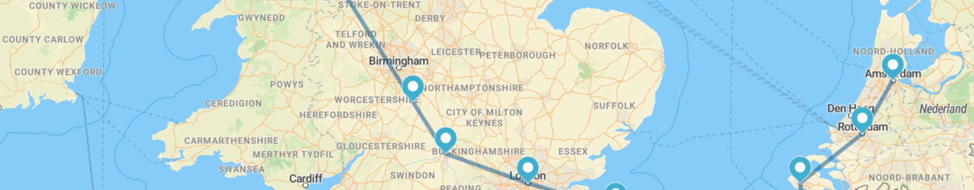 Dublín, Liverpool, Londres, Brujas y Amsterdam