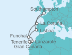 Itinerario del Crucero Islas Canarias - Royal Caribbean