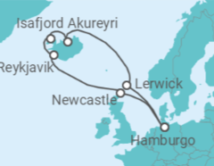 Itinerario del Crucero Reino Unido, Islandia - MSC Cruceros Itinerario del Crucero Reino Unido, Islandia - MSC Cruceros