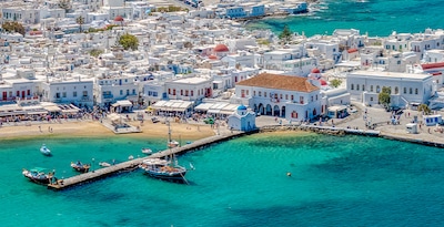Atenas, Mykonos y Santorini en avión Atenas, Mykonos y Santorini en avión