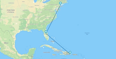 Nueva York, Walt Disney World Orlando y Bayahibe Nueva York, Walt Disney World Orlando y Bayahibe