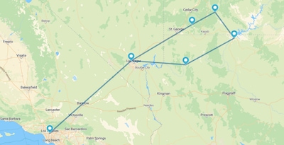 Los Ángeles, Las Vegas y Desiertos del Oeste Los Ángeles, Las Vegas y Desiertos del Oeste