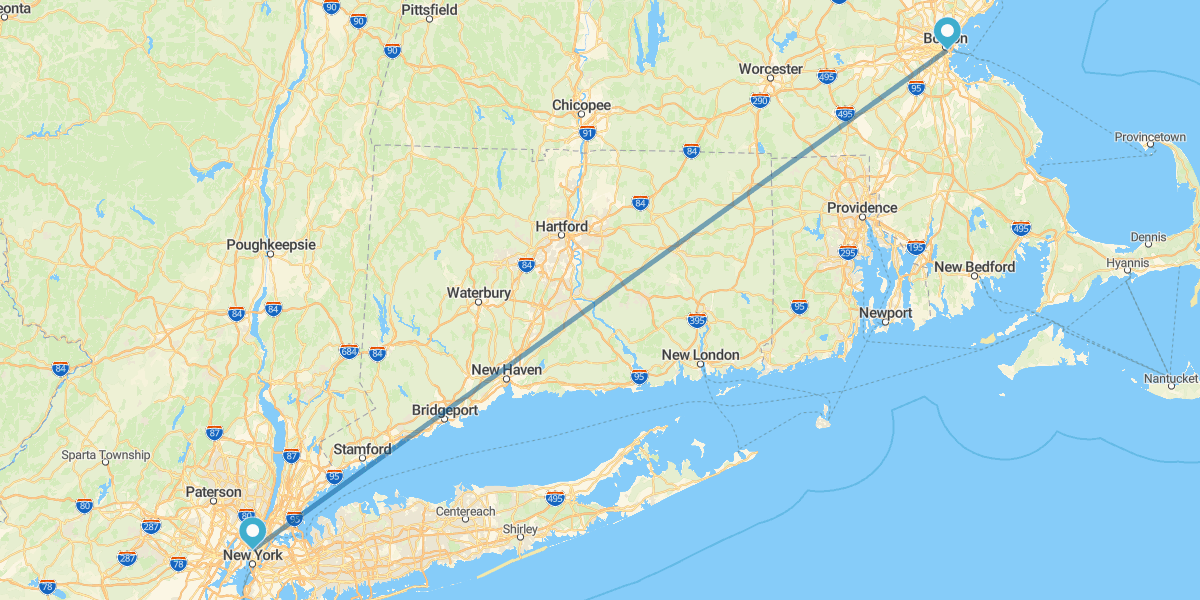 Nueva York y Boston
