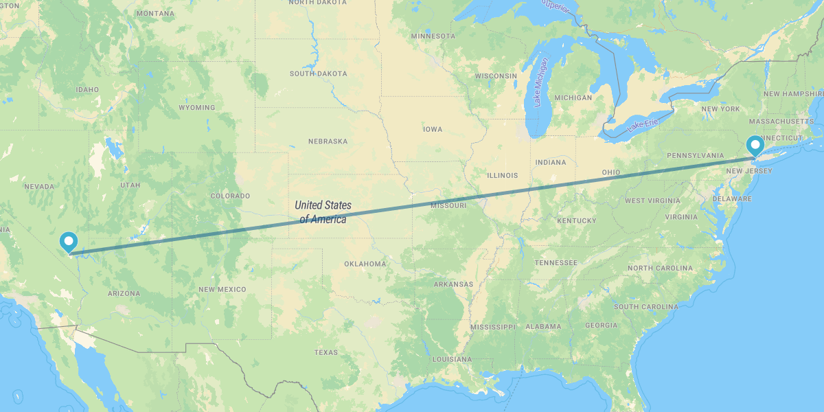 Nueva York y Las Vegas