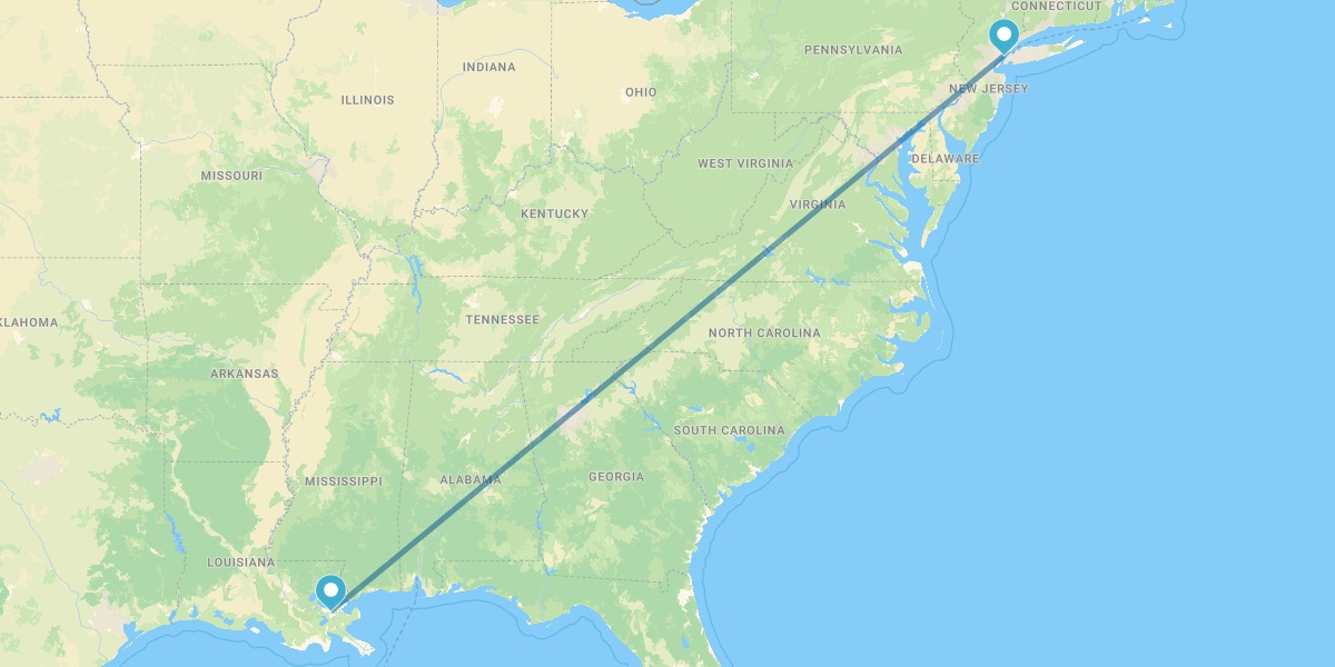 Nueva York y Nueva Orleans